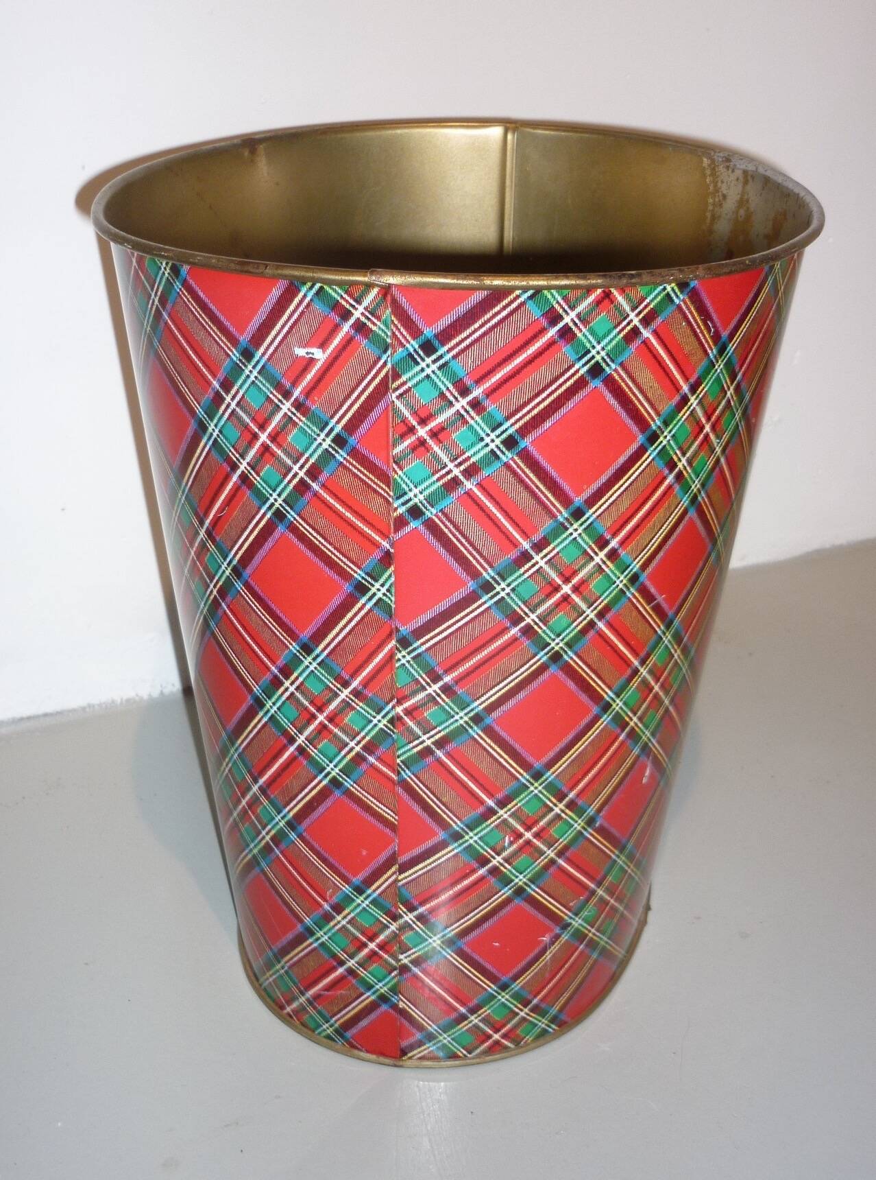 Waste paper basket signed Massilly France