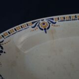 Ravier hollow oval earthenware H B C Choisy le roi model Olga L 25 cm