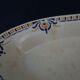 Ravier hollow oval earthenware H B C Choisy le roi model Olga L 25 cm