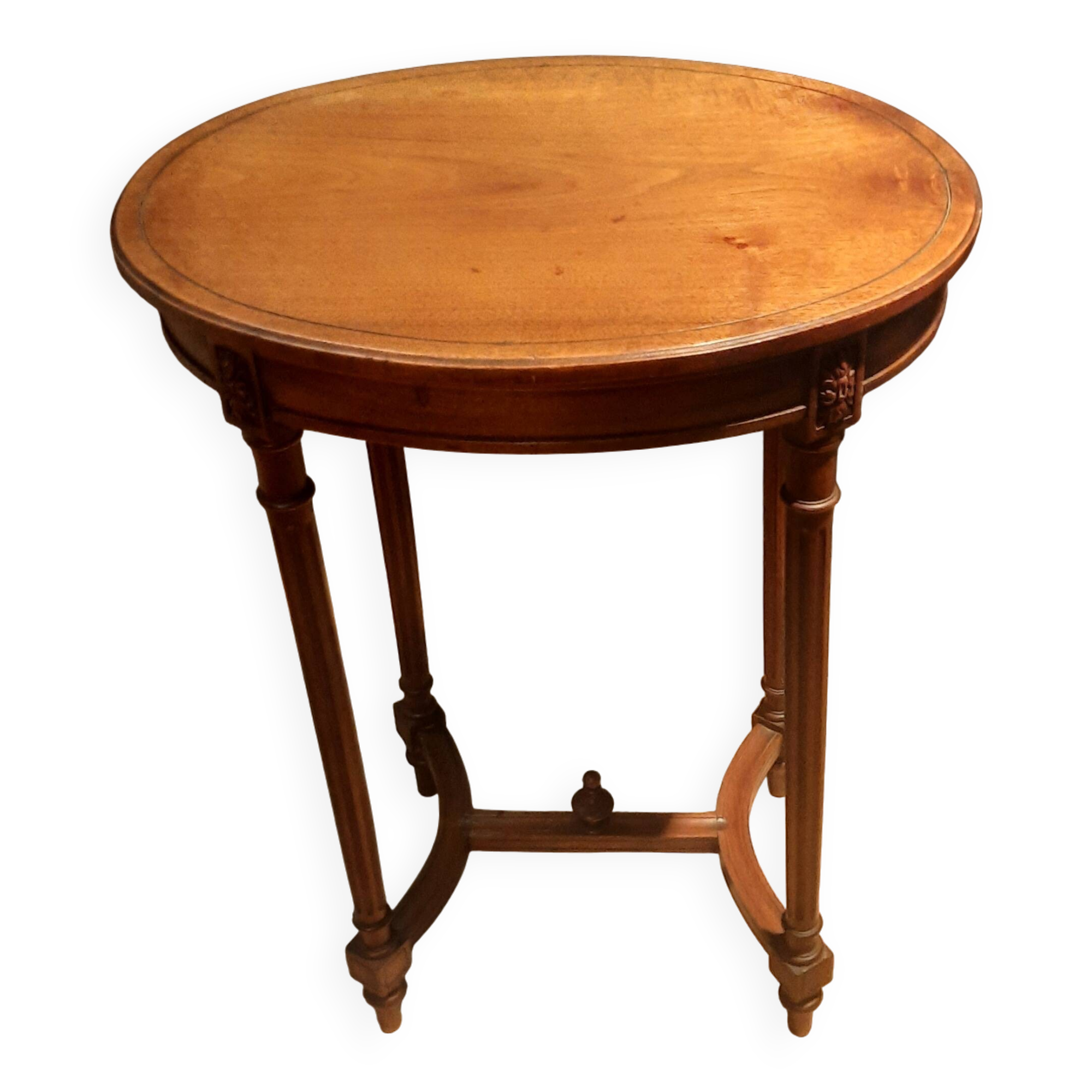 Gueridon oval  style Louis XVI