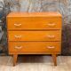 Compass leg chest of drawers