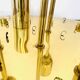 Brass and Smoked Glass Chandelier by Glashütte Limburg