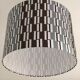 Fortress lampshade - vintage fabric