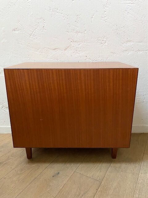 Small Burwood chest of drawers with curtain 50s