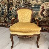 Suite of 2 armchairs louis xv style xixth century