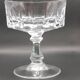 5 small antique crystal cups