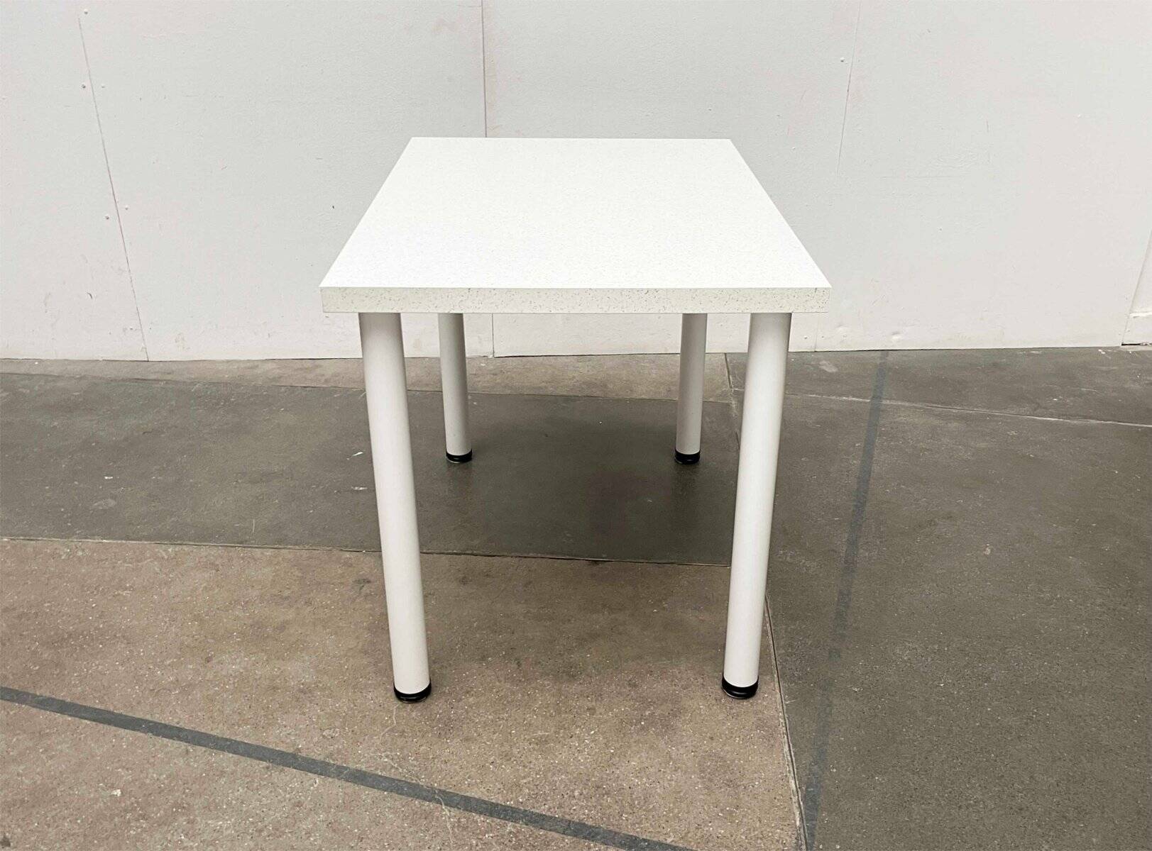Postmodern Italian vintage dining table with terrazzo-style surface, 1980s.
