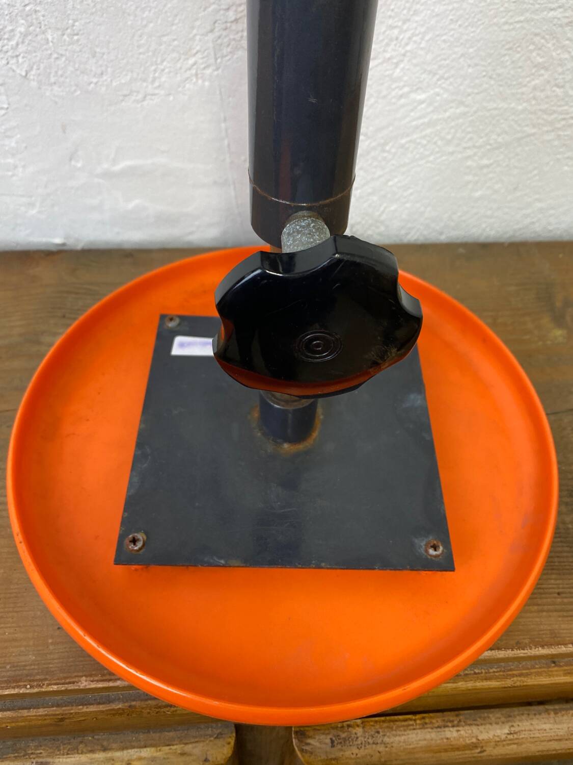 Two vintage industrial stools