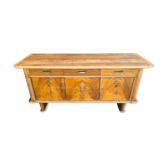 Mid century art deco style side board, netherlands 1950s
