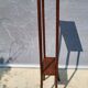 Large Art Deco plant stand H140 solid oak
