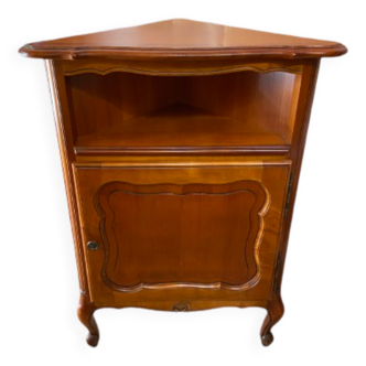 Solid wood corner cabinet