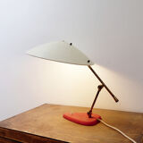 Large Italian metal table lamp in Mid-Century Modern style - 1950s