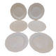 6 plates Creil Montereau Strawberry