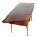 Table à manger extensible en noyer par Tatra, Tchécoslovaquie, années 1960