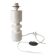 Lampe quille vintage bois tourné 1960