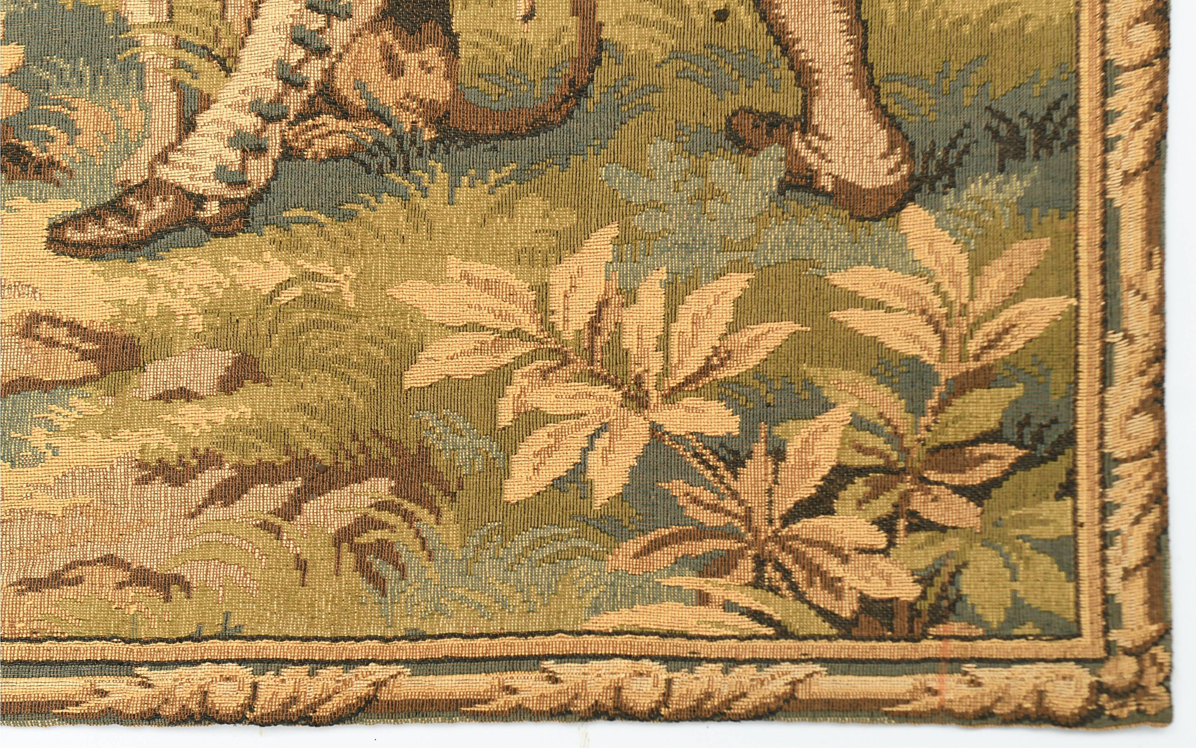 Tapestry depicting a hunting scene