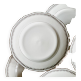 Set of 6 Sologne porcelain dessert plates