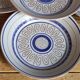 Five vintage MBFA PORNIC ceramic soup plates Daphné service