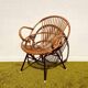 Pair of lounge rattan armchairs by D. Van Sliedregt / R. Noordwolde. Vintage