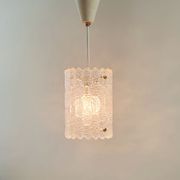 Scandinavian Brass & Glass Ceiling Light by Carl Fagerlund for Lyfa & Orrefors, 1960s