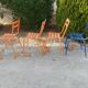 Set of 4 chairs tivoli chairs by Francisco Segarra in metal