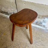 Wooden bean tripod stool no. 2