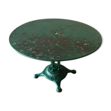 Old patinated bistro table