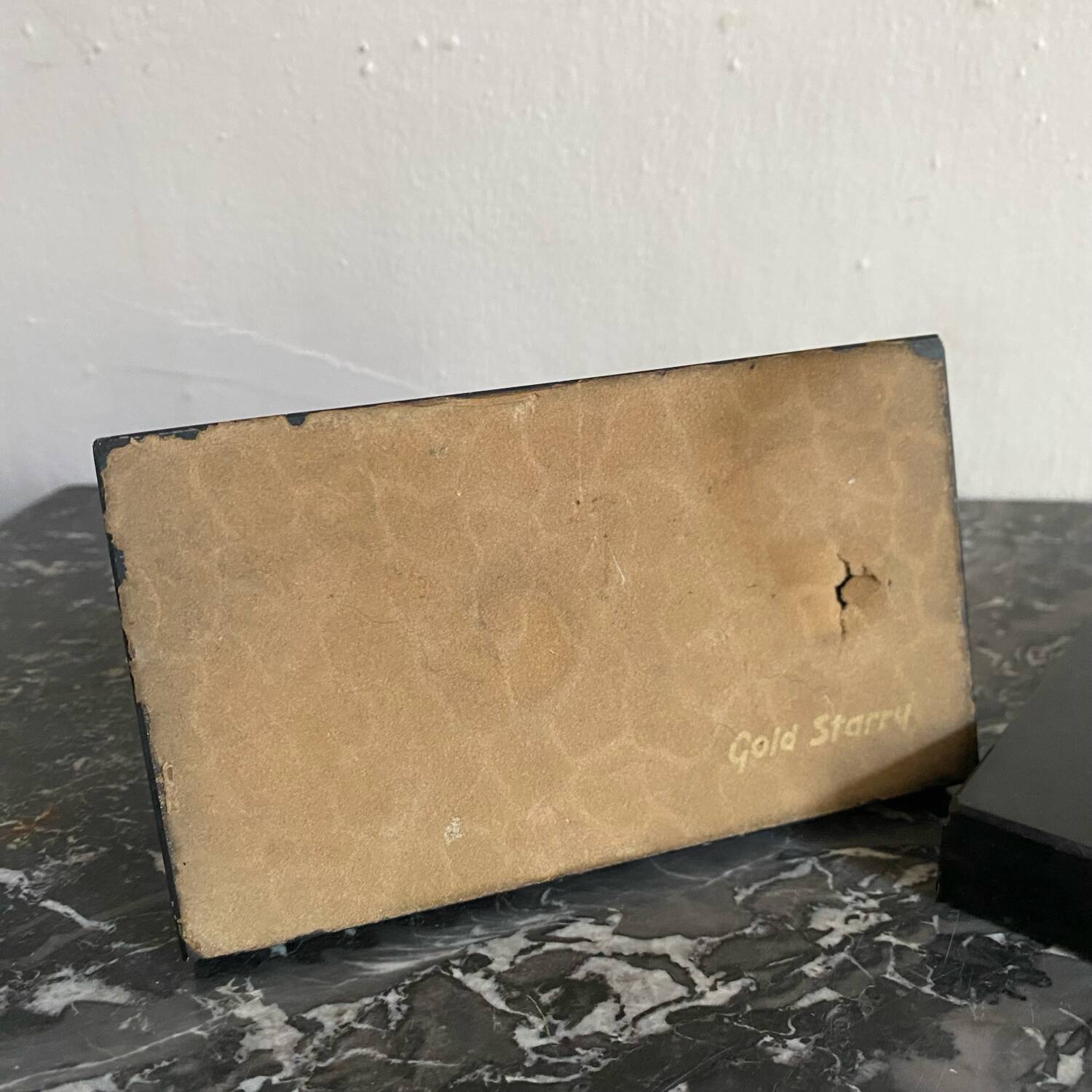 Pair of Modernist Gold Starry Bookends