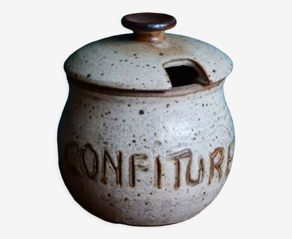 Pot à confiture en grès