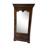 Bonnetière avec miroir