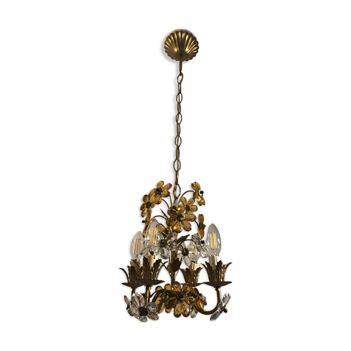 Murano crystal chandelier