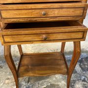 End of sofa/small entry piece of furniture/bedside… in cherry wood
