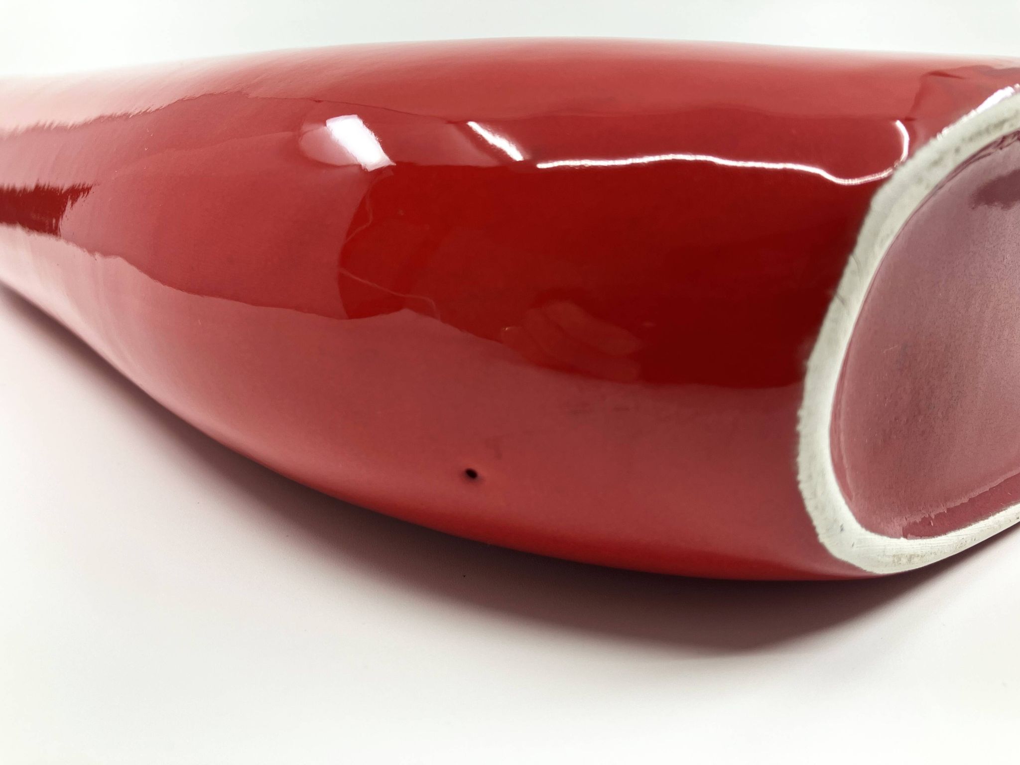 Vase with 3 necks in ceramic • space age • Italy • Circa 60/70
