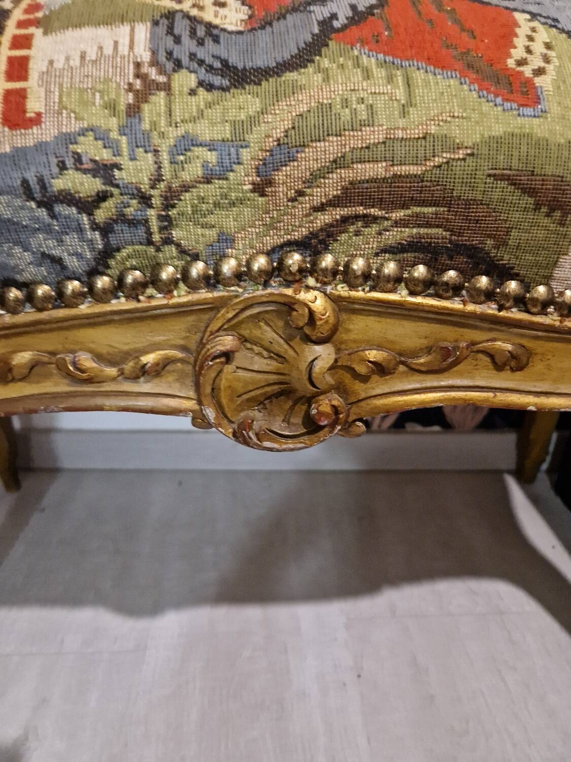 Vintage Louis XV style bench