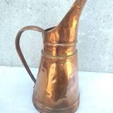 Copper water pitcher