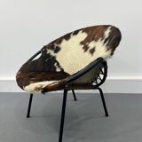 Mid-Century Swivel Balloon Armchair from Lusch & Co, 1960s