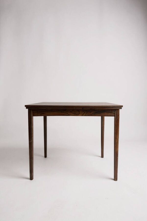 Table à manger carrée extensible scandinave - Poul Hundevad - 1960