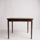 Table à manger carrée extensible scandinave - Poul Hundevad - 1960