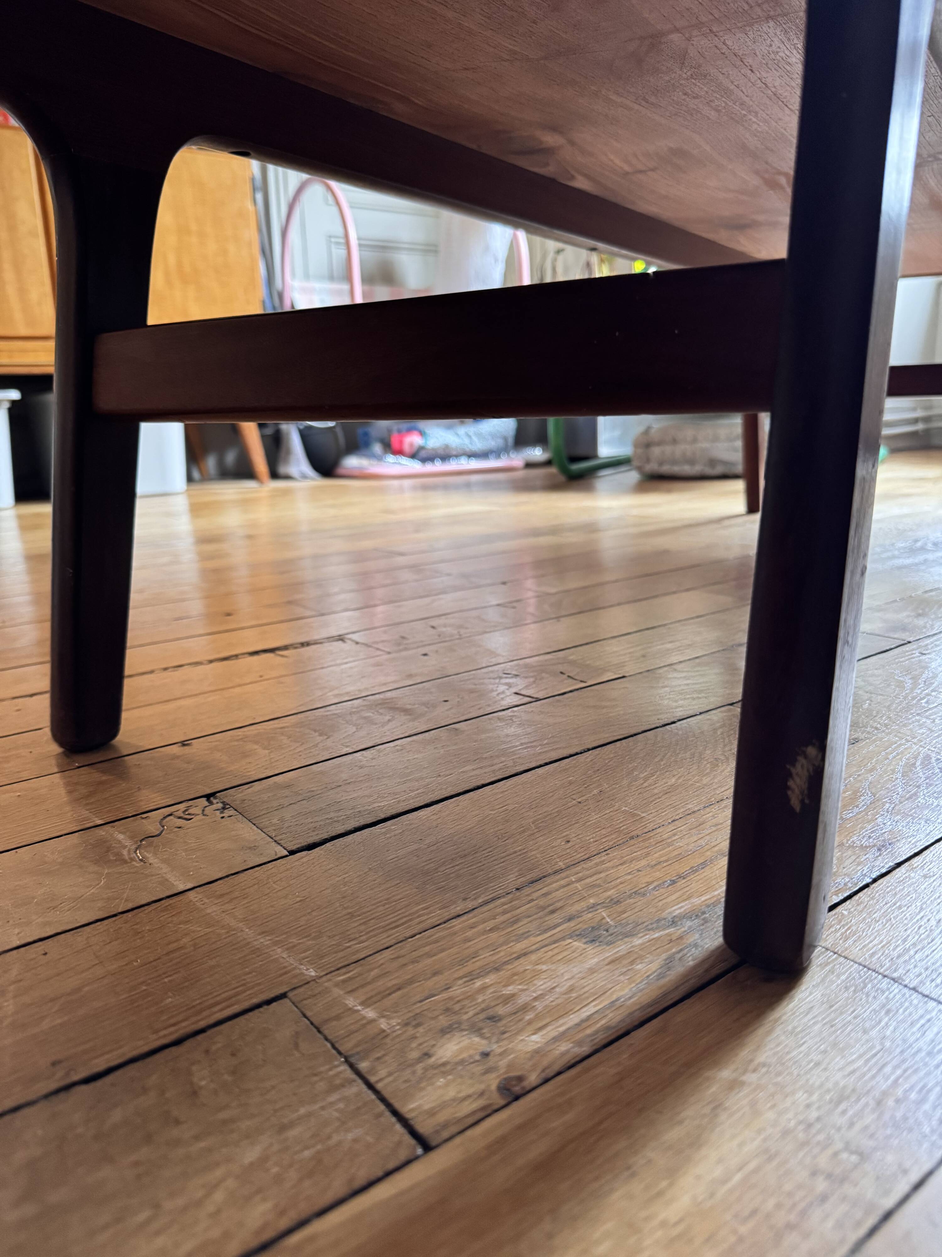 Buffet haut vintage en teck – Design scandinave