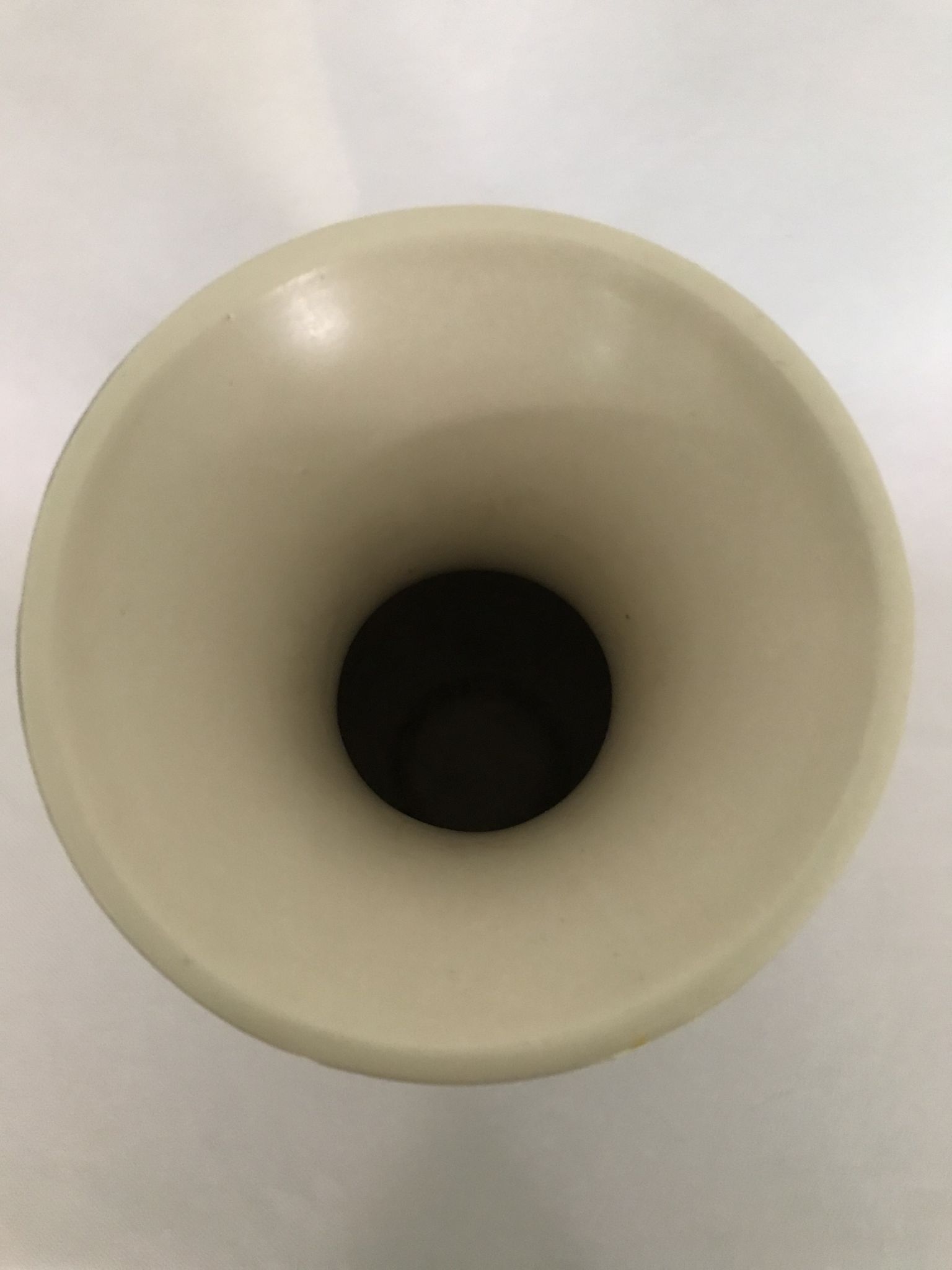 Demon vase Saint Clement, multicolored zebra decoration, numbered. Around 1950-1960