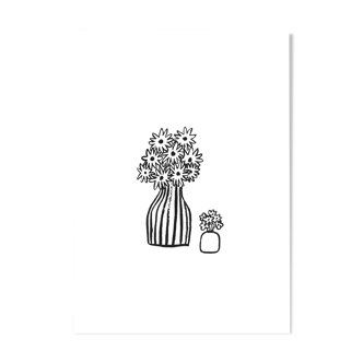 Affiche " Bouquet" format A5