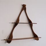Vintage Scandinavian teak floor 1960