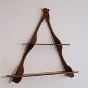 Vintage Scandinavian teak floor 1960