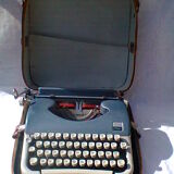 Typewriter Japy Script portable blue 50-60 years