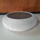 Table basse ronde Roche Bobois en métal filaire blanc