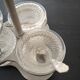 Salt, poivier, mustard with spoons