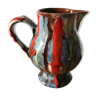 Colorful vintage ceramic pitcher 70