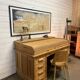 Bureau américain à rideau en chêne 1920
