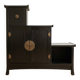 Asian black wood storage furniture