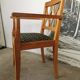 Art deco oak armchair 1940/1950